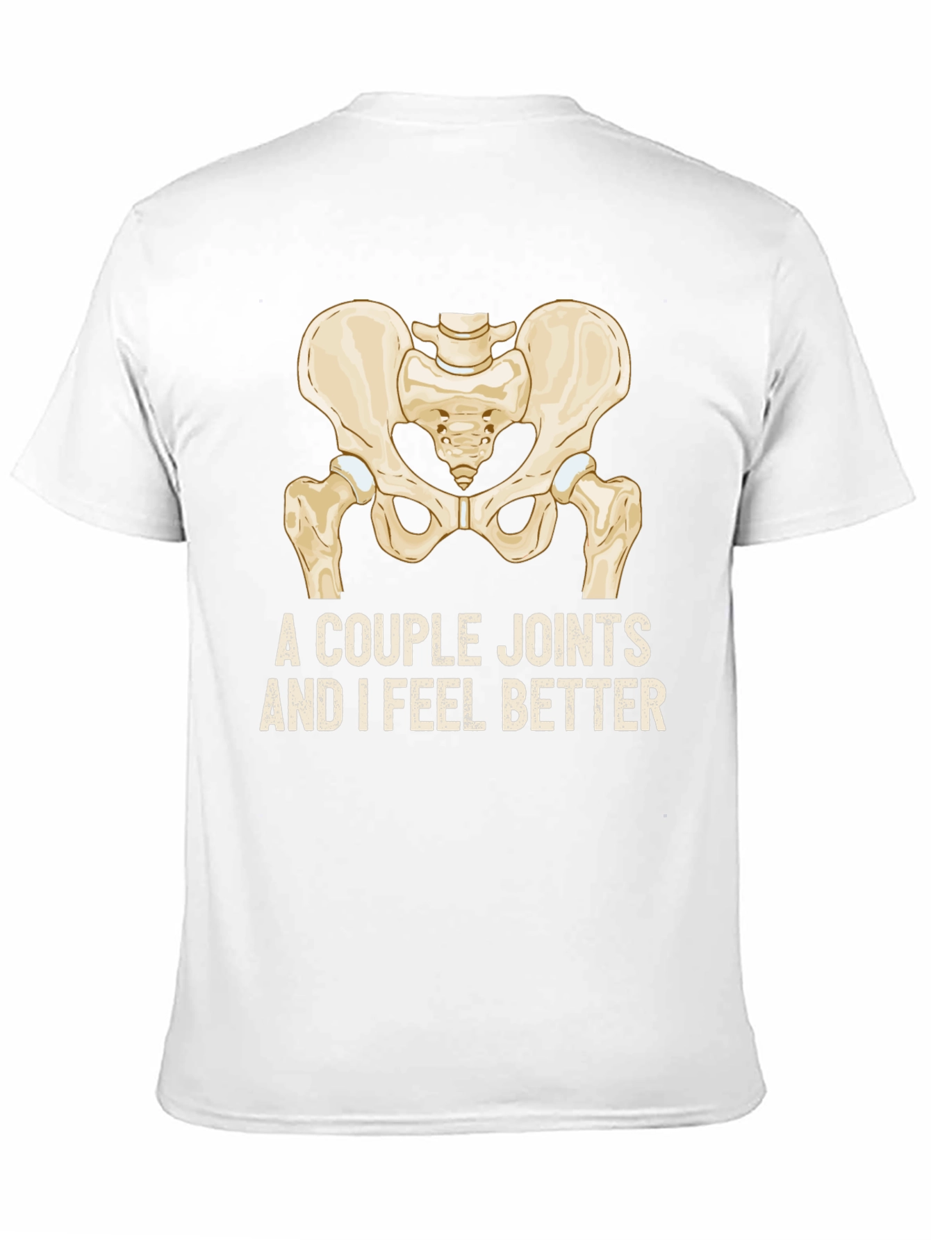 Camiseta Negra con Diseño de Pelvis y Humor