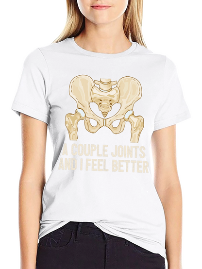 Camiseta Negra con Diseño de Pelvis y Humor