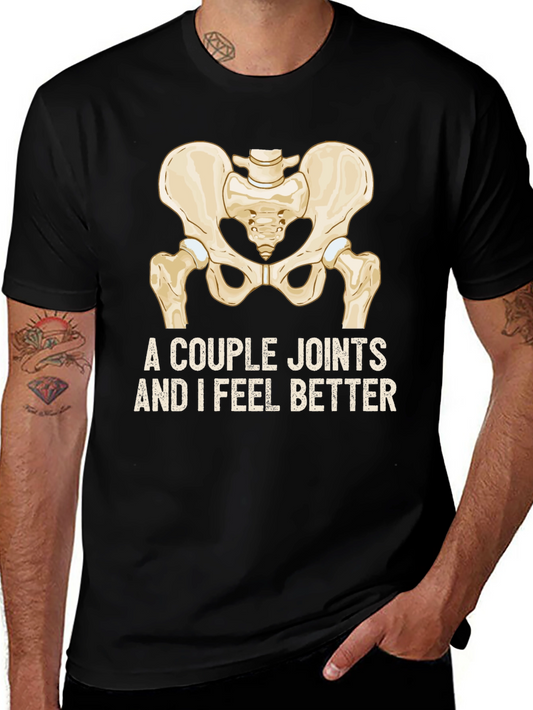 Camiseta Negra con Diseño de Pelvis y Humor