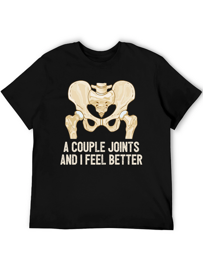 Camiseta Negra con Diseño de Pelvis y Humor