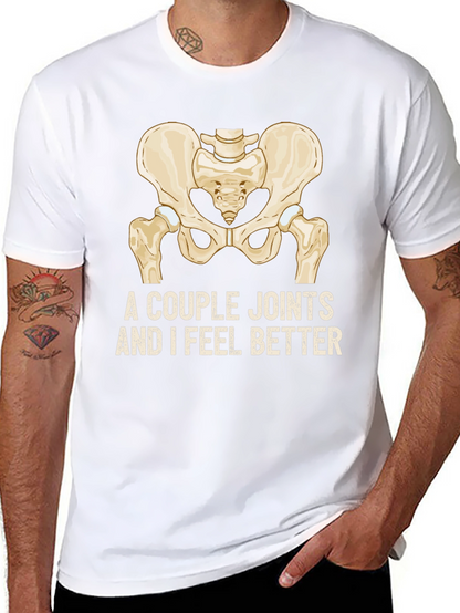 Camiseta Negra con Diseño de Pelvis y Humor