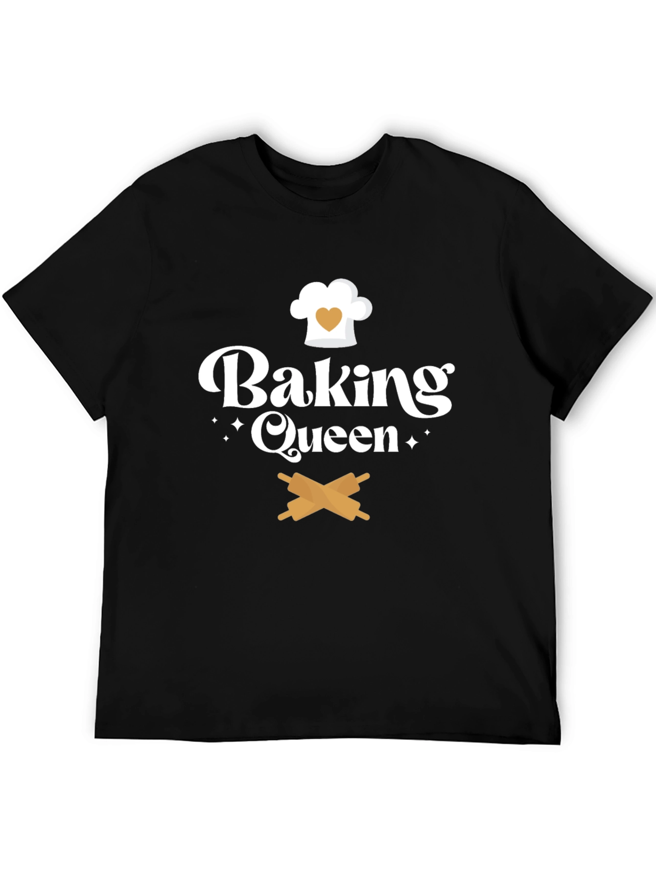 Camiseta Negra Baking Queen
