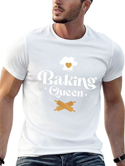 Camiseta Negra Baking Queen