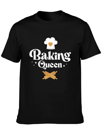 Camiseta Negra Baking Queen