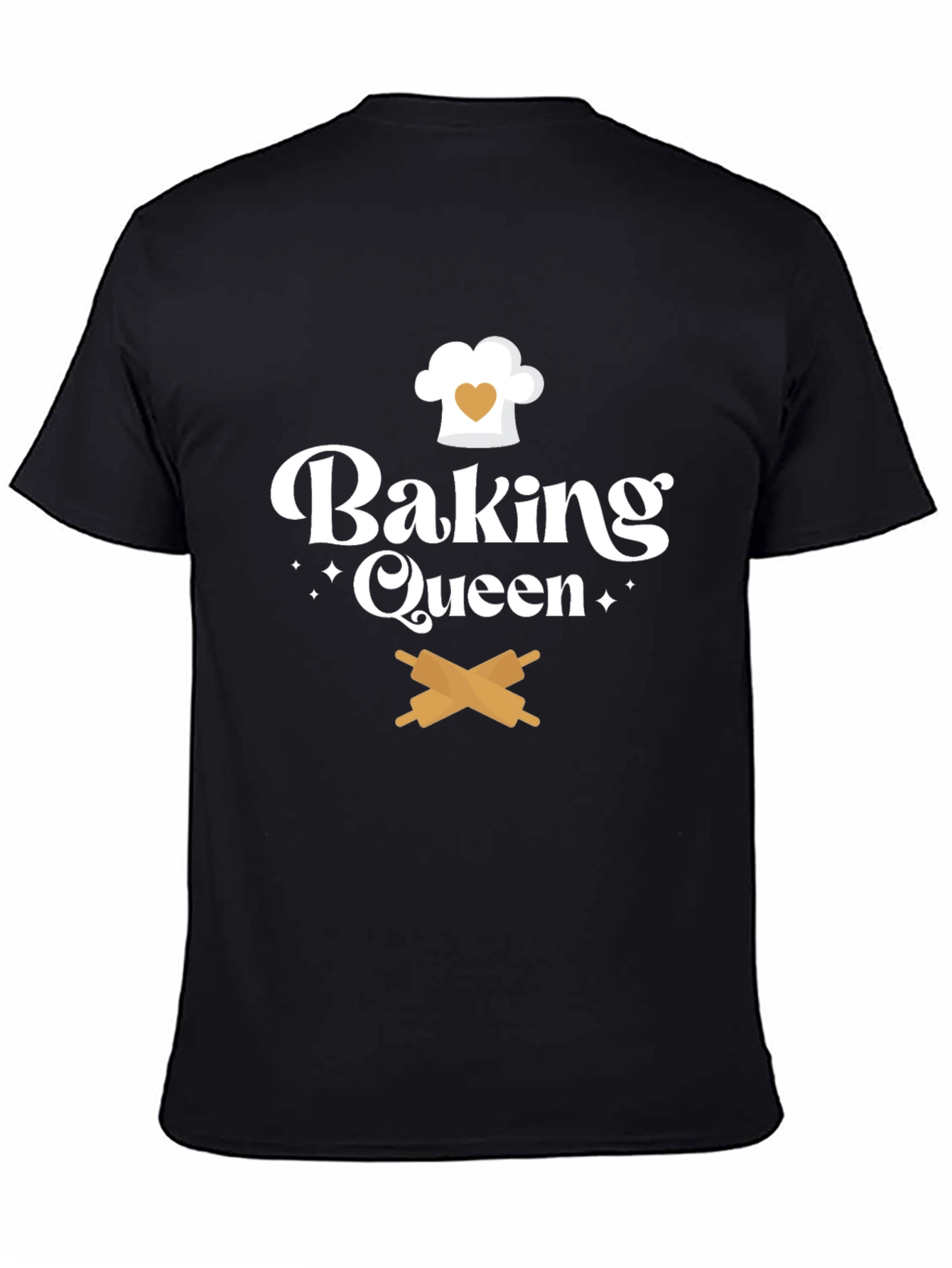 Camiseta Negra Baking Queen