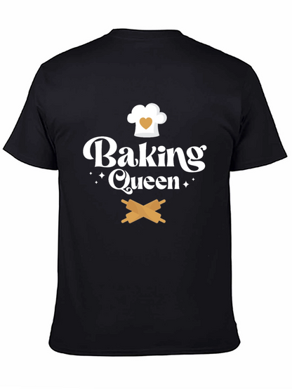 Camiseta Negra Baking Queen