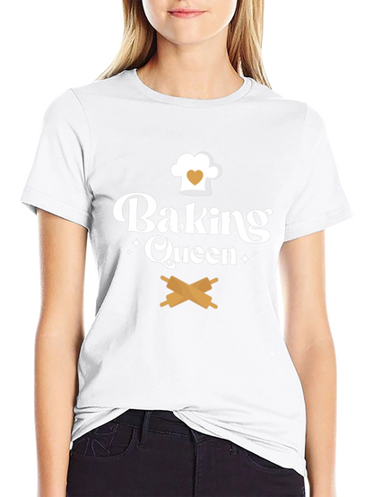 Camiseta Negra Baking Queen