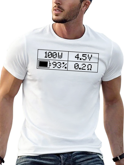 Camiseta Negra con Diseño Electrónico