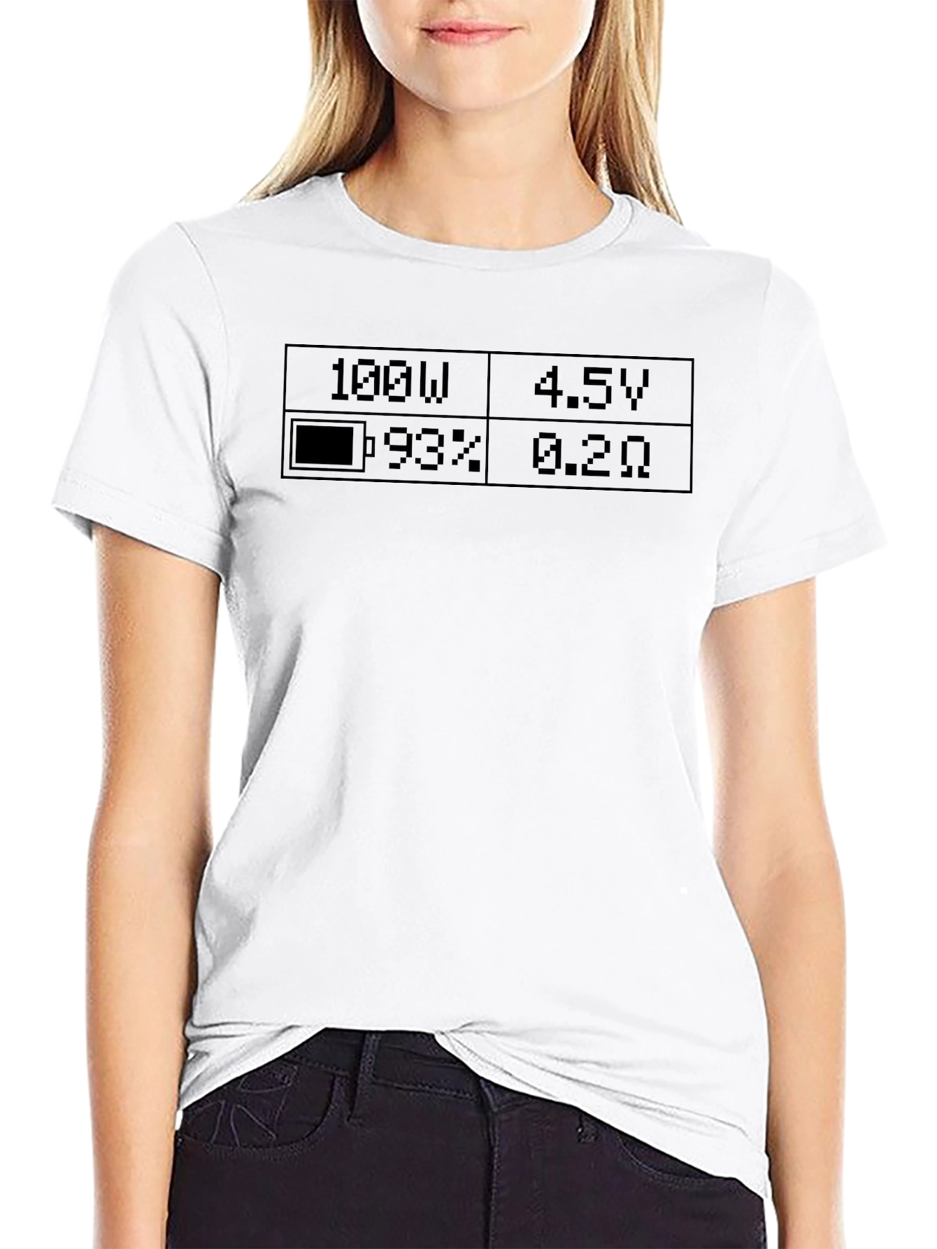 Camiseta Negra con Diseño Electrónico