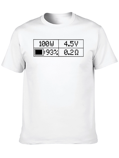 Camiseta Negra con Diseño Electrónico