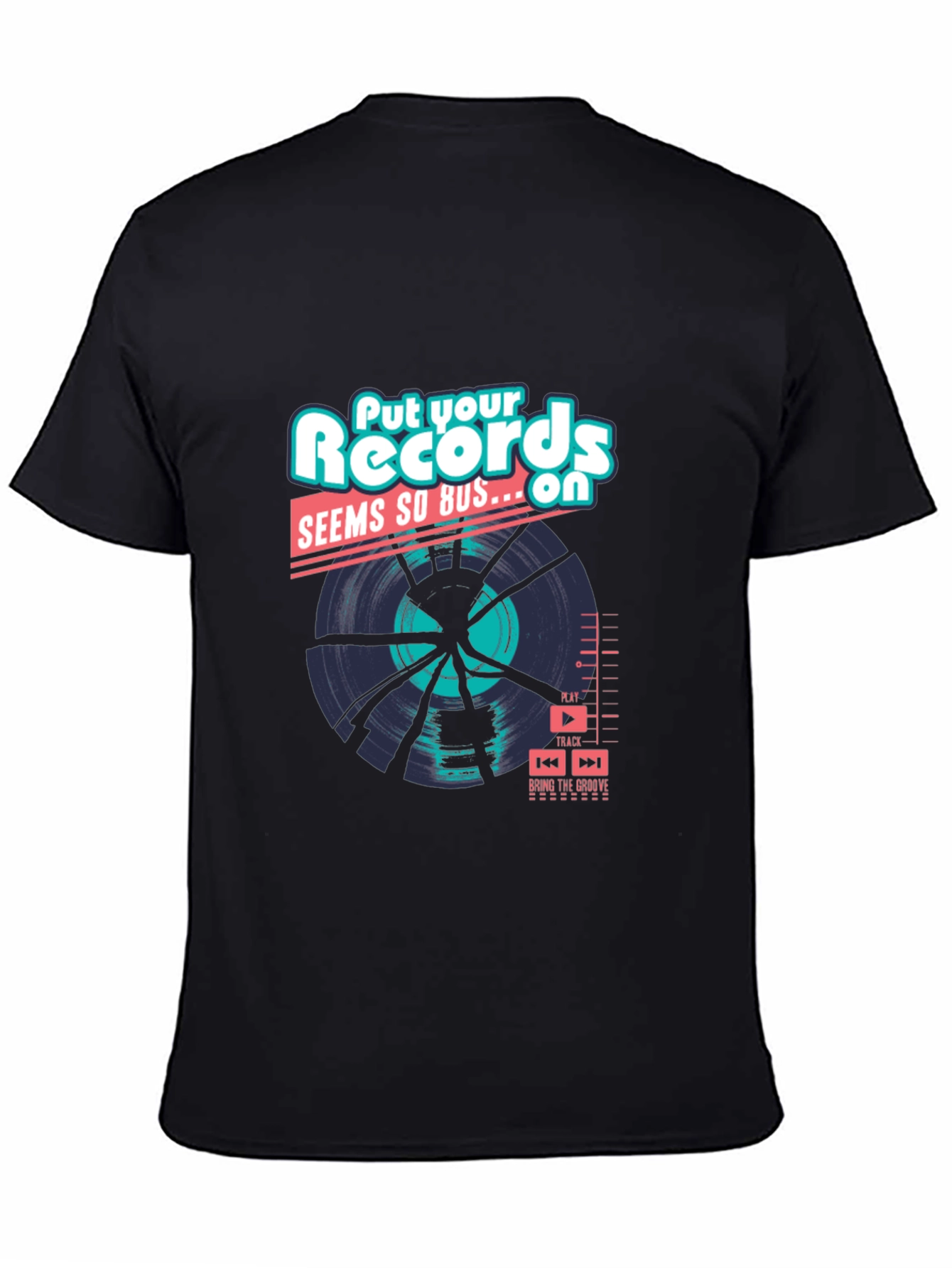 Camiseta Negra: Records Seems So Bus...On