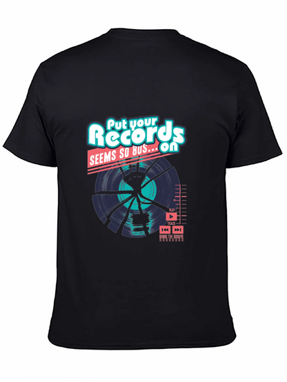 Camiseta Negra: Records Seems So Bus...On