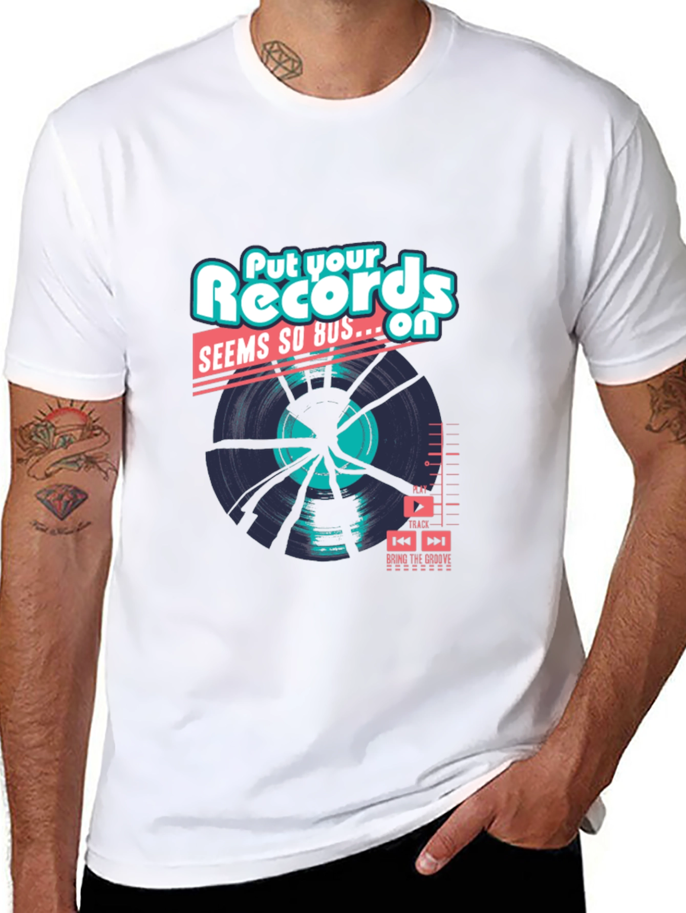 Camiseta Negra: Records Seems So Bus...On