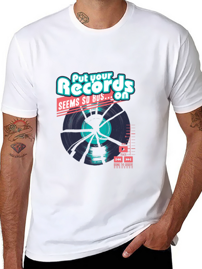 Camiseta Negra: Records Seems So Bus...On