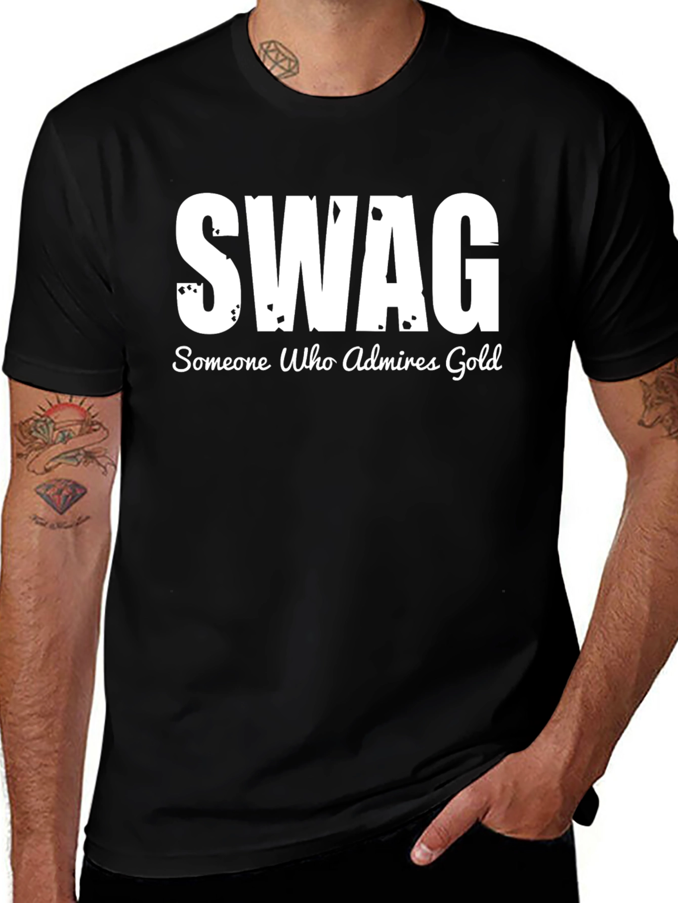 Camiseta Negra SWAG: Estilo y Actitud