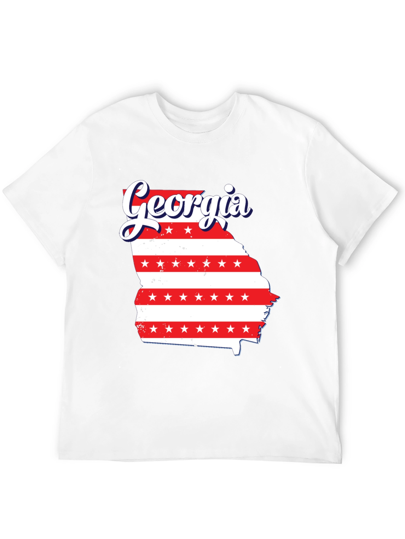 Camiseta Negra Georgia Patriótica