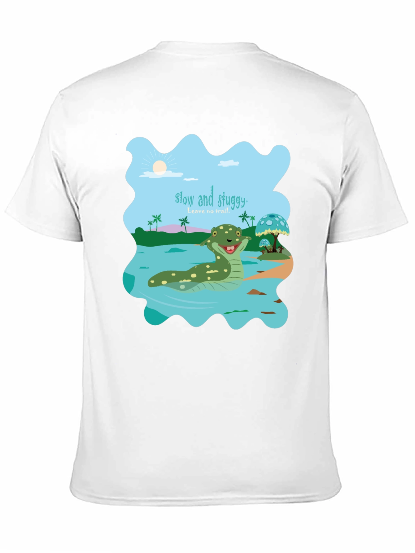 Camiseta Hombre Diseño Original Slow and Sluggy
