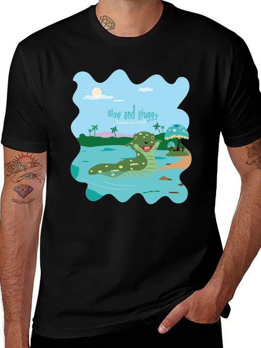 Camiseta Hombre Diseño Original Slow and Sluggy