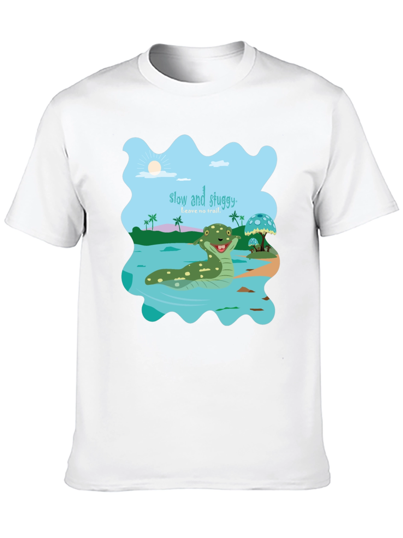 Camiseta Hombre Diseño Original Slow and Sluggy