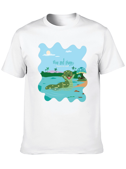 Camiseta Hombre Diseño Original Slow and Sluggy