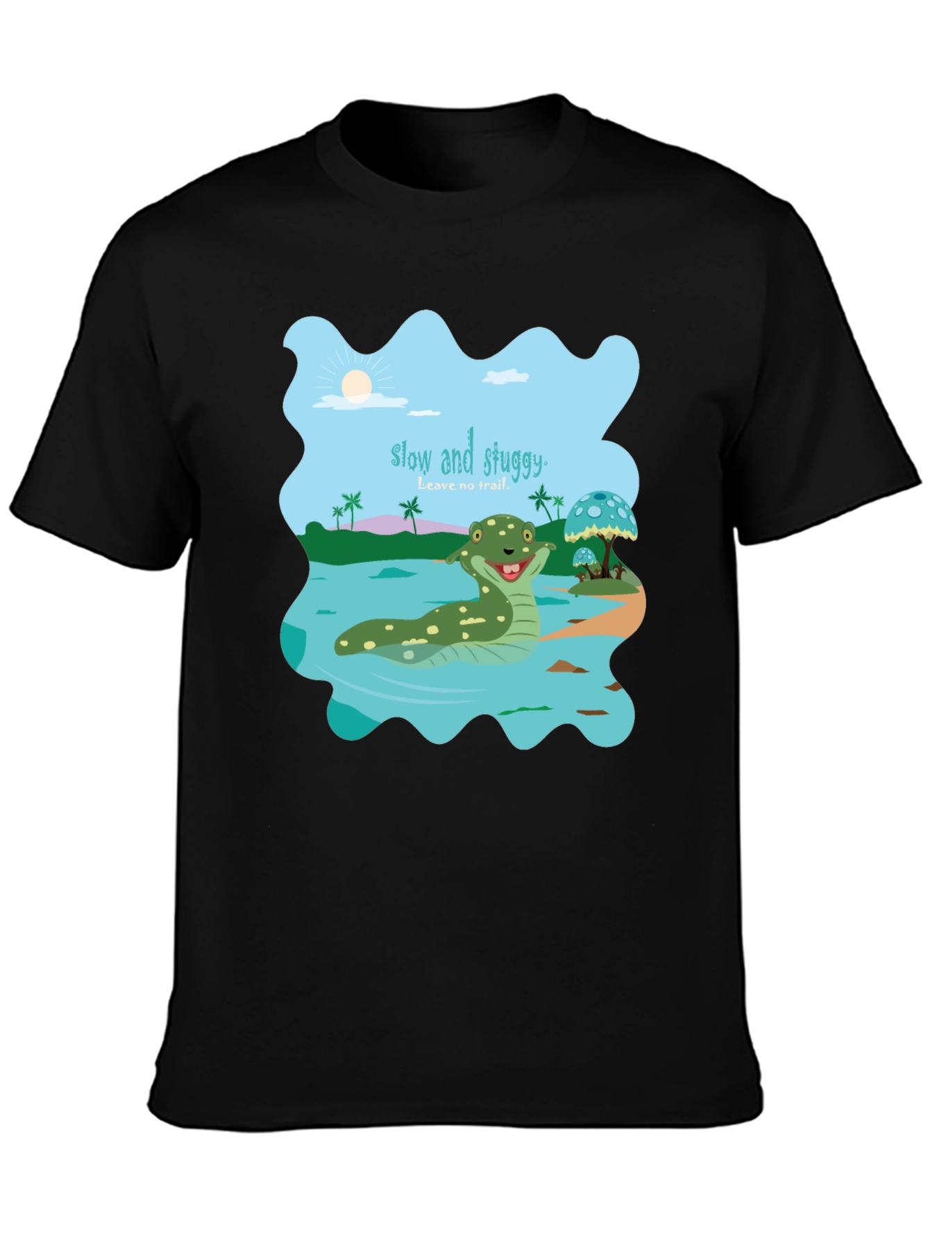 Camiseta Hombre Diseño Original Slow and Sluggy