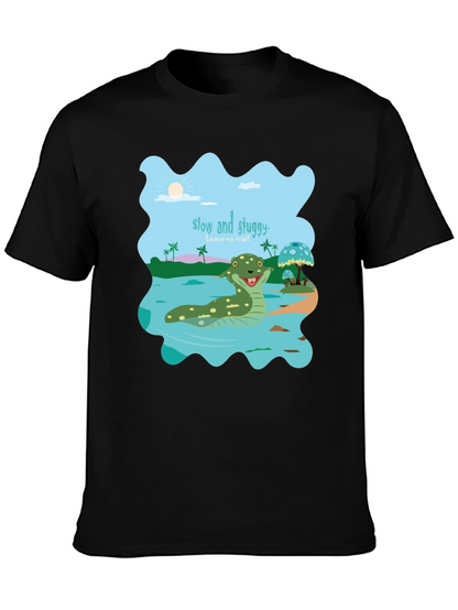 Camiseta Hombre Diseño Original Slow and Sluggy