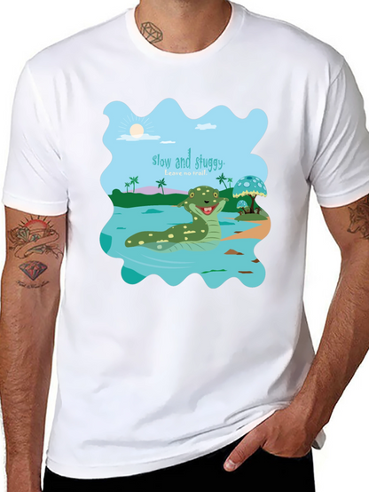 Camiseta Hombre Diseño Original Slow and Sluggy