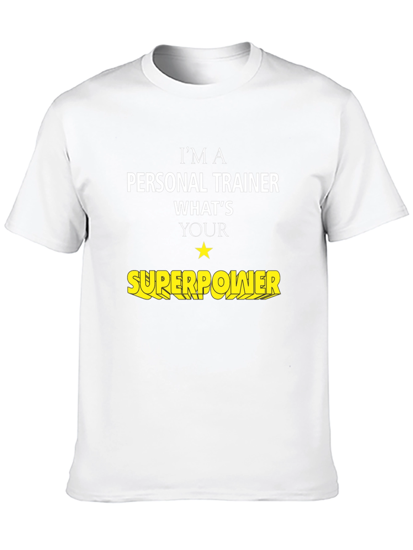 Camiseta Entrenador Personal Superpoder