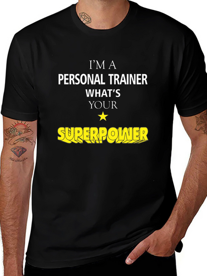 Camiseta Entrenador Personal Superpoder