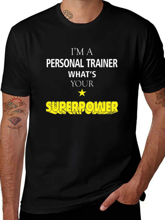 Camiseta Entrenador Personal Superpoder