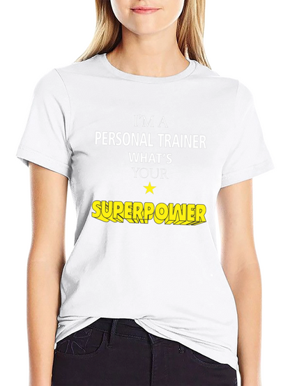 Camiseta Entrenador Personal Superpoder