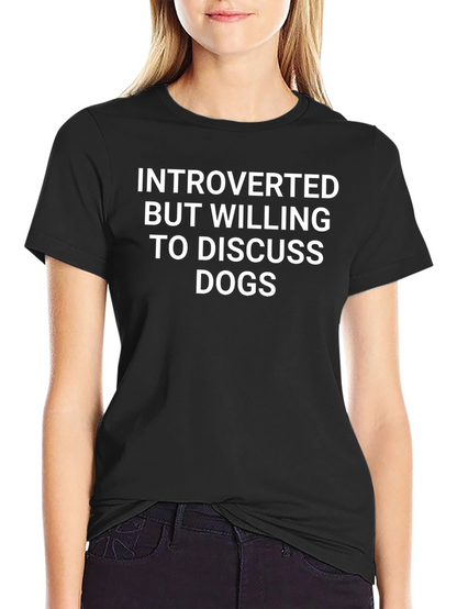 Camiseta Introvertido - Amante de los Perros