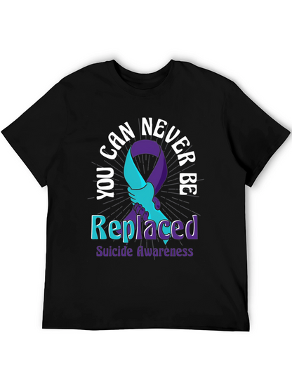 Camiseta Concientización Suicidio - Nunca Reemplazado