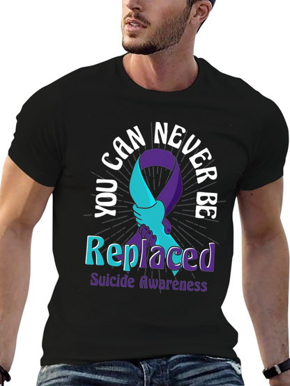 Camiseta Concientización Suicidio - Nunca Reemplazado