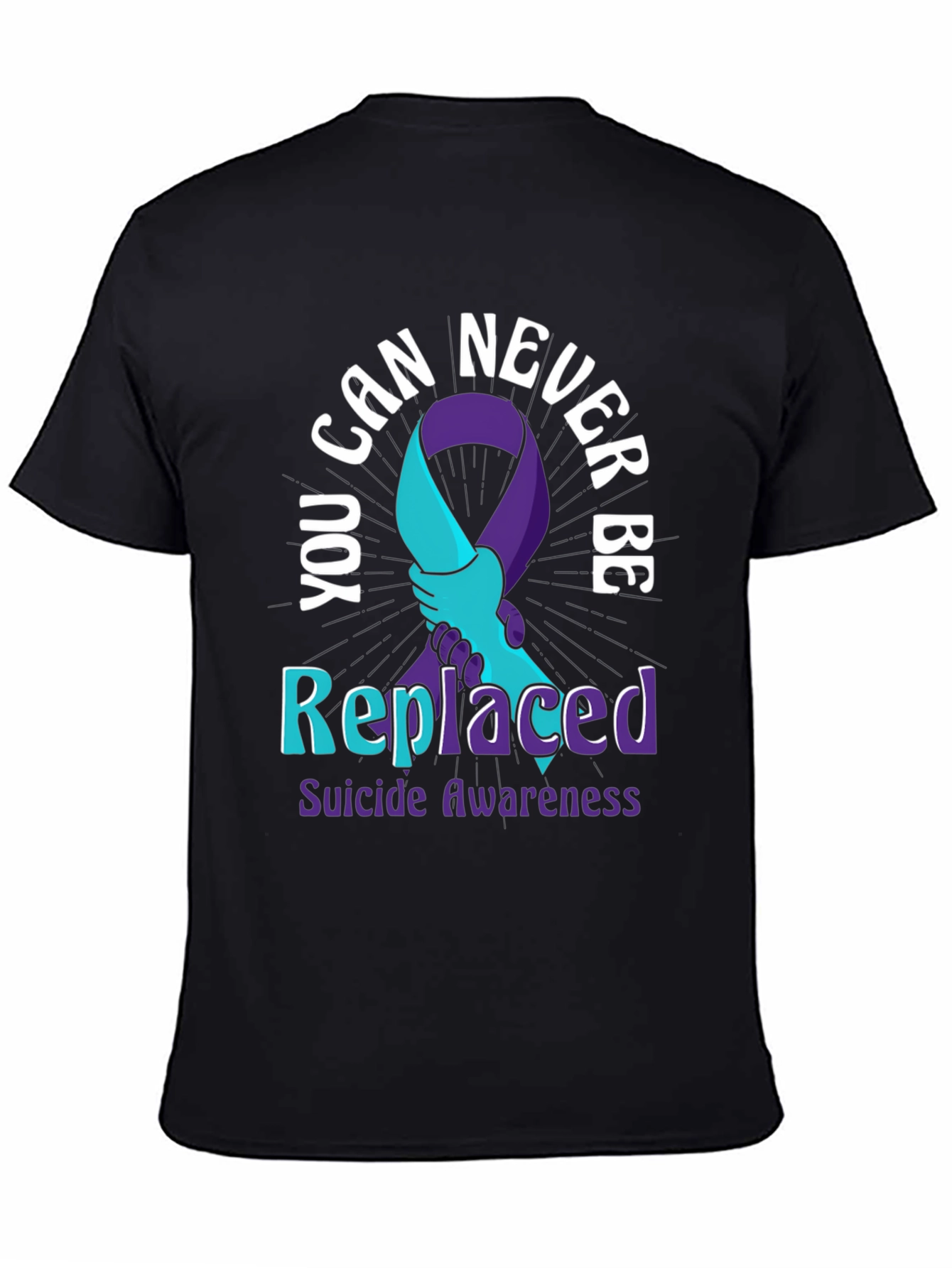 Camiseta Concientización Suicidio - Nunca Reemplazado