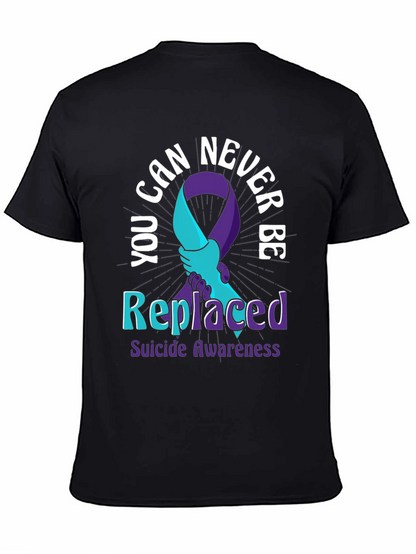 Camiseta Concientización Suicidio - Nunca Reemplazado