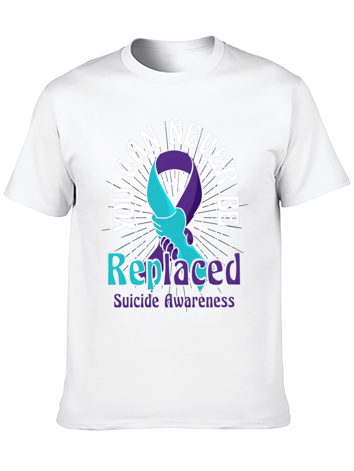 Camiseta Concientización Suicidio - Nunca Reemplazado
