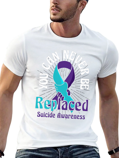Camiseta Concientización Suicidio - Nunca Reemplazado