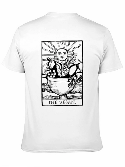 Camiseta Negra Vegana: Tarot de la Abundancia