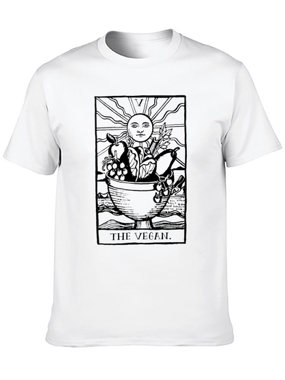 Camiseta Negra Vegana: Tarot de la Abundancia