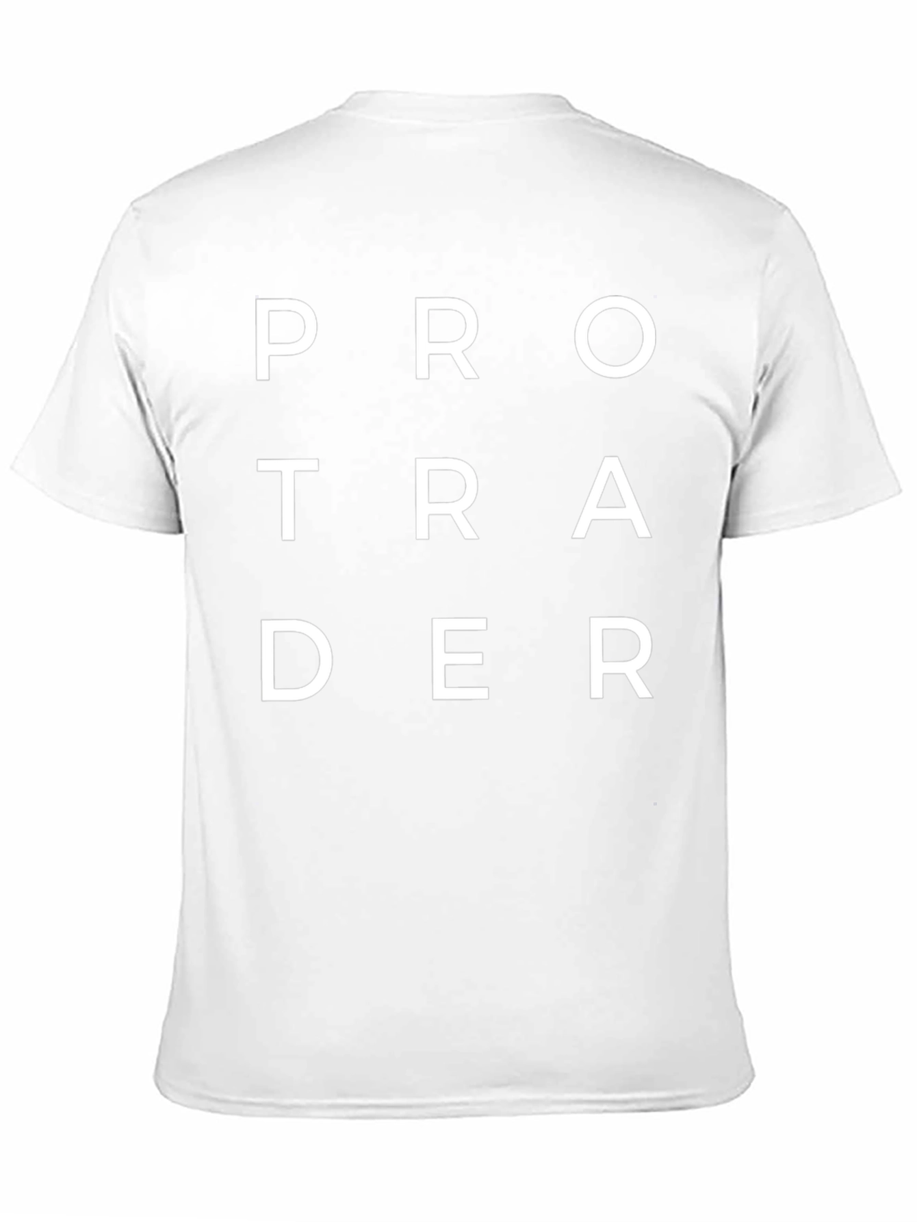Camiseta Negra Pro Trader Algodón Estilo Casual