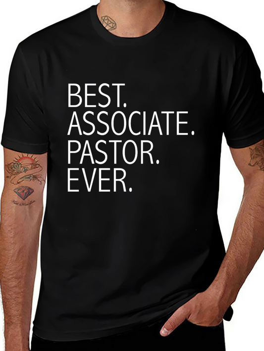 Camiseta Negra: Mejor Pastor Asociado de Todos los Tiempos