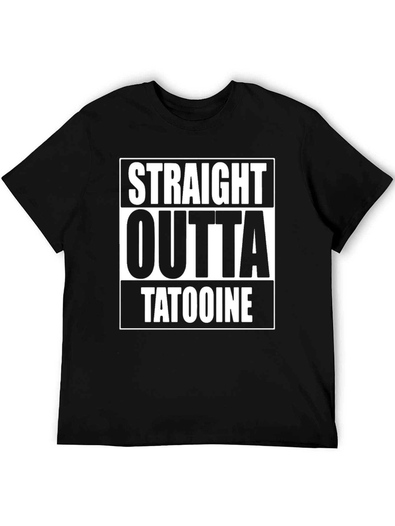 Camiseta Negra Straight Outta Tatooine