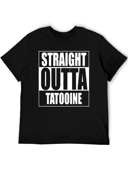 Camiseta Negra Straight Outta Tatooine