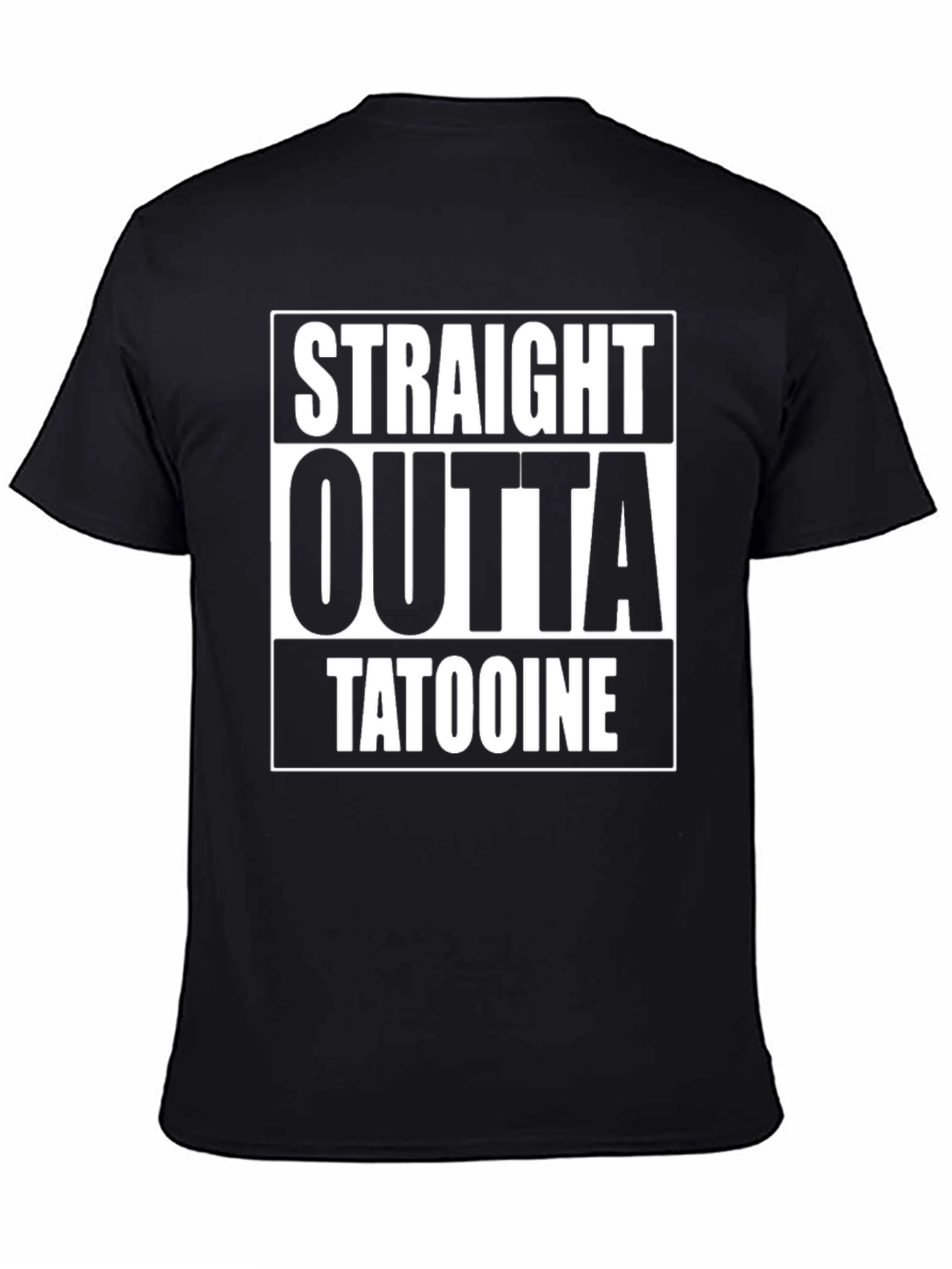 Camiseta Negra Straight Outta Tatooine