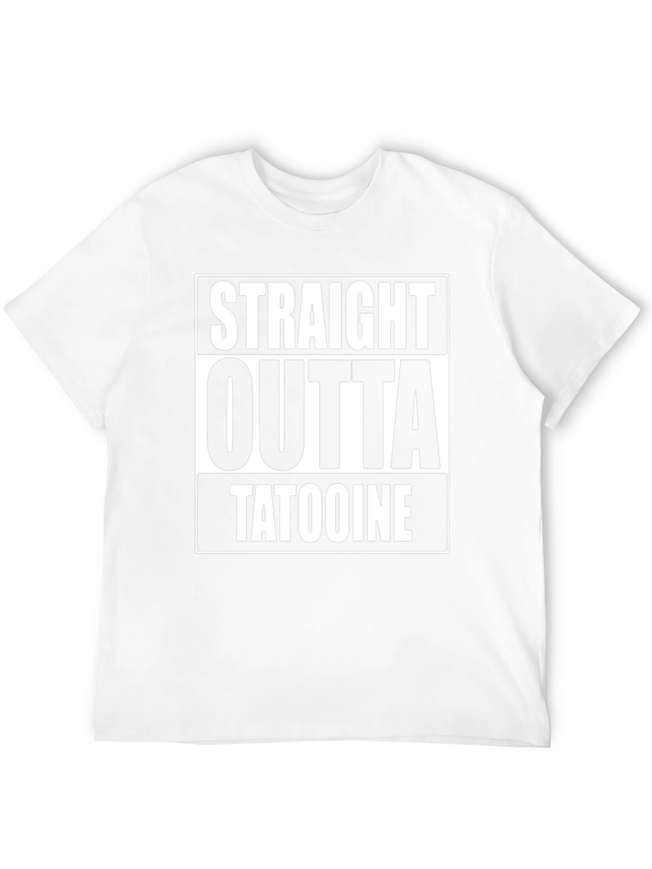 Camiseta Negra Straight Outta Tatooine