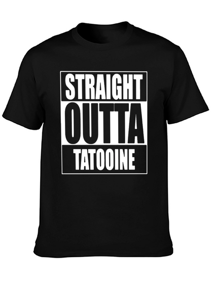 Camiseta Negra Straight Outta Tatooine