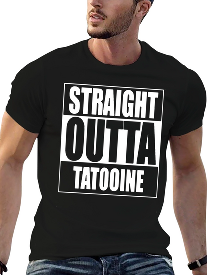 Camiseta Negra Straight Outta Tatooine