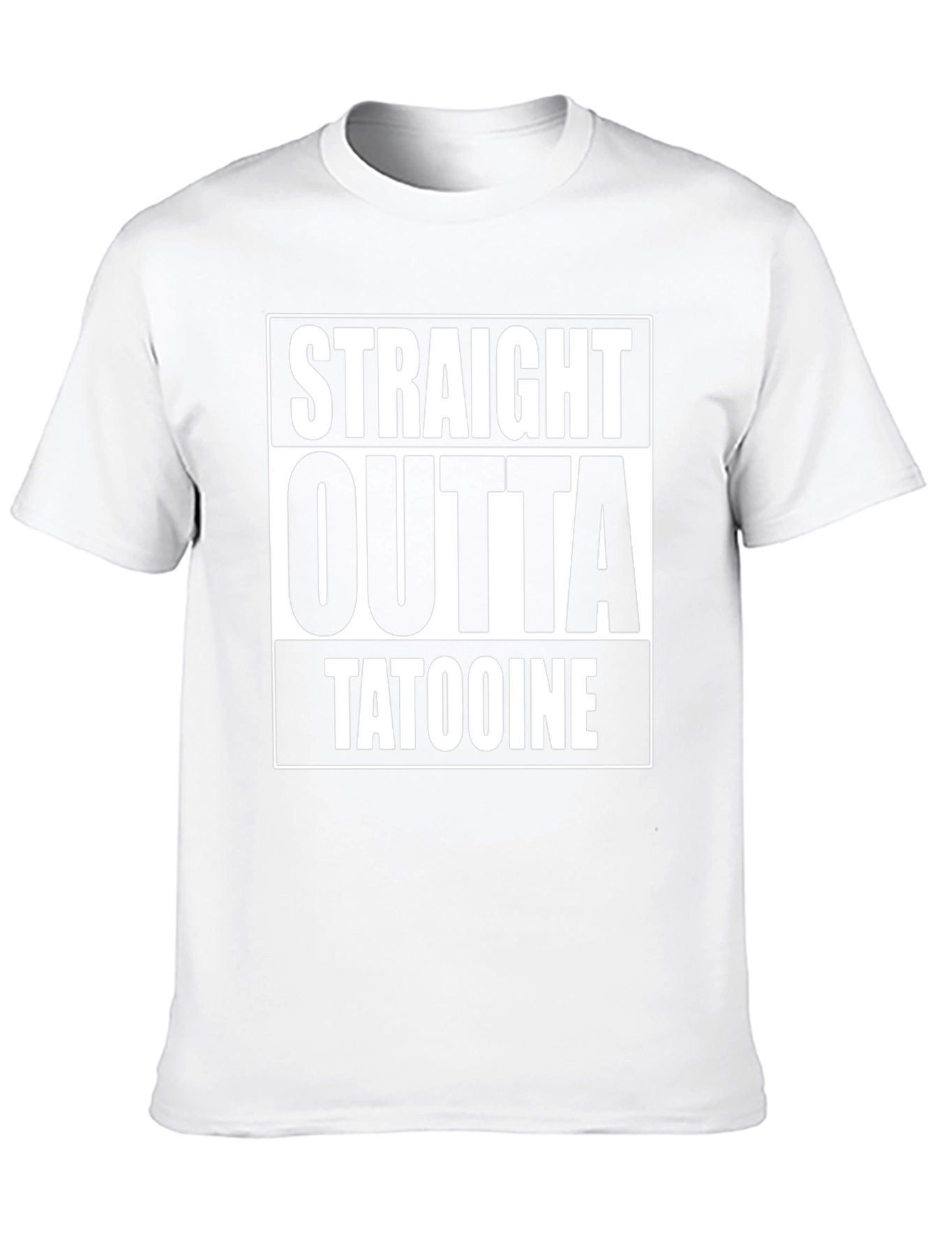 Camiseta Negra Straight Outta Tatooine