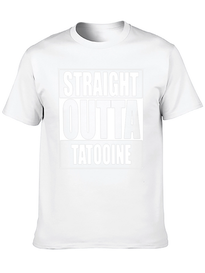 Camiseta Negra Straight Outta Tatooine